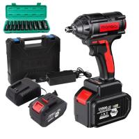 ราคา บล็อกไฟฟ้า ประแจไฟฟ้า98Vf บล็อกแบตเตอรี่ บล็อกไร้สาย บล็อกแบต แบต Li ion Brushless Cordless Electric Wrench สว่านไฟฟ้า การเจาะไฟฟ้า (20921845285)