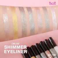 ราคา OBUSE EYELINER SHIMMER โอบิวซ์ อายไลเนอร์ กลิตเตอร์ กากเพชรเนื้อวิ้ง OB 1100 (15491056292)
