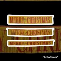 ราคา ป้ายสวัสดีปีใหม่ Happy New year Merry Christmas (16359418792)