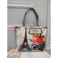 ราคา IN THE BAGS กระเป๋าผ้า กระเป๋าผ้าแคนวาสเกรดพรีเมี่ยม มีซิป 2 จุด ลายหอไอเฟล (17809143919)