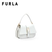 ราคา FURLA กระเป๋าถือผู้หญิง รุ่น FLOW M TOP HANDLE MARSHMALLOW (20526407152)