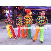 ราคา เสื้อลายตารางหมากรุก สีสุดจี๊ดเสื้อแหยม (803172897)