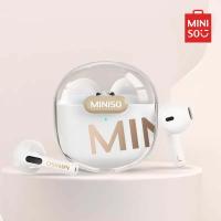 ราคา MINISO M01 Bluetooth Earphone 9D HIFI Sound Sport Waterproof TWS Wireless Headphones Bluetooth 5 3 With Charging Box Mic Support Call Video IOS Android Universal (19083083402)