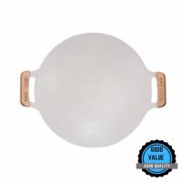 ราคา พร้อมส่งจากไทย กระทะปิ้งย่างเกาหลี ก้นแบบ เคลือบแร่หิน Maifan Stone ไม่ติดกระทะ (21081591004)