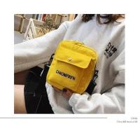 ราคา กระเป๋าโทรศัพท์แฟชั่นสะพายไหล่เดียวแบบเรียบง่ายสำหรับนักเรียนแฟชั่นกระเป๋าใบเล็กของผู้หญิงกระเป๋าสะพายไหล่ผ้าใบแบบใหม่กระเป๋าผู้หญิงสะพายพาดลำตัว (21170826475)