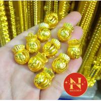 ราคา จี้ ทอง รูปหัวใจดาวถุงทองหัวใจฉลุ งานสวยใส่เสมือนจริง งานหุ้ม ชุบทอง ห้างทองนพคุณ (19468921157)