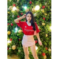 ราคา มินิเดรส OVER SIZE สกรีนลายสุดฮิต อก44 ยาว29 ผ้าวุลเวฟ (21046547666)