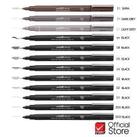 ราคา Uni ปากกา ปากกาตัดเส้น หัวเข็ม PIN 0 03 0 8 Brush จำนวน 1 ด้าม (949190397)