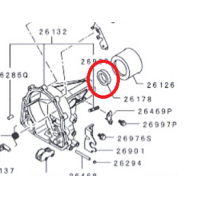 ราคา ซีลท้ายเกียร์ ปาเจโร่ เกียร์ออโต้ Mitsubishi มิตซู แท้ เบิกศูนย์ รหัส MR446308 (12614158653)