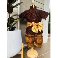 ราคา ชุดไทยเด็กผู้ชาย ชุดไทยเด็ก ชุดพี่หมื่นเด็ก (20569854944)