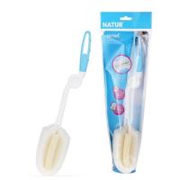 ราคา NATUR แปรงล้างขวดนมฟองน้ำ ด้ามหมุน 360 องศา (16867733379)