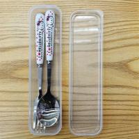 ราคา ชุดช้อนส้อม สเตนเลส ของใช้บนโต๊ะอาหาร Sanrio Kuromi น่ารัก 3 ชิ้น มีหลาย แบบให้เลือก พร้อมกล่อง ช้อน ส้อม ตะเกียบ พกพาสะดวก (20795647550)