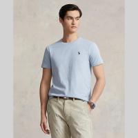 ราคา Sale Polo Ralph Lauren เสื้อยืดผู้ชาย Tee Custom Slim Fit Jersey Crewneck T Shirt รุ่น MNPOTSH1N821821 สีฟ้า (20809204602)