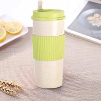 ราคา แก้วกาแฟทำจากฟางข้าวสาลีเก็บความร้อนพร้อมฝาปิดแก้วน้ำนำกลับมาใช้ใหม่ได้สำหรับชากาแฟน้ำแข็งร้อน (21170840956)