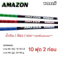ราคา คันเบ็ดตกปลา WEEBASS ROD คันเบ็ด รุ่น AMAZON 2ท่อน คันหน้าดิน ตันตกหน้าดิน (20962319537)