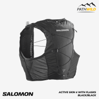 ราคา SALOMON ACTIVE SKIN 4 WITH FLASKS เป้น้ำสำหรับวิ่งเทรล ความจุ 4 ลิตร เน้นความสบาย คล่องตัว (20583293354)