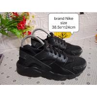 ราคา รองเท้าผ้าใบมือสอง สีดำล้วน รุ่น Huarache รองเท้าใส่ลำลองsize 38 5ยาว23 5cmงานไม่มีตำหนิ (20375981669)