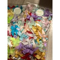 ราคา โบว์จิ๋วผ้าซาติน ริบบิ้น7มิล ห่อ 100 ชิ้นคละสี (15988987780)