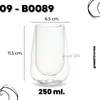 ราคา แก้วน้ำสองชั้น Double Wall Glass แก้ว แก้วน้ำ ขนาด 80 400ml แก้ว2ชั้น มีผนัง2ชั้น ดีไซน์สวย แก้วมินิมอล แข็งแรง แก้ว ชา กาแฟ ทนความร้อนและเย็น (21087390141)