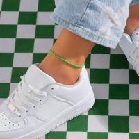 ราคา 9 Colors Unique Adjustable Iron Chain Anklet Bracelet for Women Summer Beach Thin Chain Ankle Barefoot Y2K Female Foot Jewelry (19168259727)