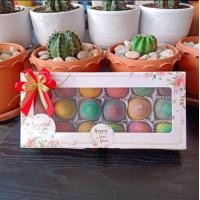 ราคา ขนมเปี๊ยะไส้ถั่วไข่เค็ม อบควันเทียน ขนมเปี๊ยะโบราณ ขนมเปี๊ยะอบควันเทียน กล่องละ 9 ลูก และ 18 ลูก (15778889271)