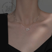 ราคา Forever Signature Silver สร้อยคอเงินแท้ จี้สร้อยคอ เพชรสวิส สร้อยคอเพชร สร้อยคอผู้หญิง สร้อยเงิน สร้อยคอไม่ลอก (20662340530)