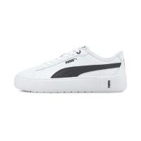 ราคา PUMA BASICS รองเท้ากีฬาผู้หญิง Smash Platform v2 L สีขาว FTW 37303502 (20171512496)