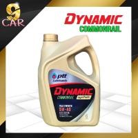 ราคา น้ำมันเครื่องดีเซล PTT Dynamic Commonrail 5W 40 สังเคราะห์ แท้100 มีตัวเลือกปริมาณ (20423431261)