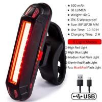 ราคา ไฟท้ายจักรยาน IPX 5กันน้ำ USB ชาร์จได้ไฟเตือน LED ติดท้ายจักรยานเพื่อความปลอดภัยอุปกรณ์เสริมสำหรับจักรยานจำนวน1ชิ้น (11673710141)
