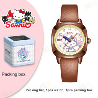 ราคา 24 30 2 มม แท้ 100 Sanrio นาฬิกา Hello Kitty สำหรับสาวนาฬิกาควอตซ์กันน้ำกันกระแทกนาฬิกาข้อมือน่ารักสำหรับนาฬิกาเด็ก Kuromi นาฬิกาของขวัญวันเกิดคริสต์มาส 2157 (20583326396)