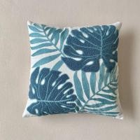 ราคา ผ้าคลุมหมอนอิงปักลายสำหรับผ้าขนหนูใบไม้คุณภาพสูงปลอกหมอนปักลายห้องนั่งเล่น (19686797742)