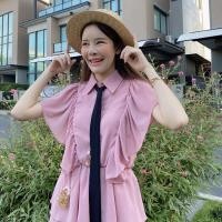 ราคา FLAT2112 FF0031 LADY DIANA DRESS เดรสยาว เดรสชั้น สวยหรู ใส่เที่ยว ออกงาน มีโบว์ ผูกไทด์ แบรนด์แท้ พร้อมส่ง (19453739433)