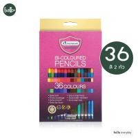 ราคา Master Art มาสเตอร์อาร์ต สีไม้ ดินสอสี ชนิด 2 หัว 12 24 36 48 สี (21076251608)