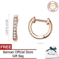 ราคา BAMOER ต่างหูห่วงกลมเงินแท้925สำหรับผู้หญิงต่างหูเงินแท้เครื่องประดับเงินแท้ SCE498 (16459394277)