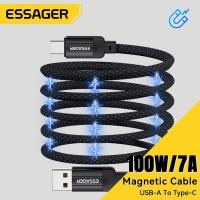 ราคา Essager 7A USBA ประเภท C สาย USB 100W ชนิด C สายสายชาร์จเร็ว Type C USB2 0 480Mbps สำหรับ iPhone 15 Samsung Xiaomi Huawei Mate60 Pro Honor สายชาร์จอย่างเร็วโอนถ่ายข้อมูล (21286567559)