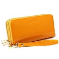ราคา กระเป๋าสตางค์ผู้หญิงเรียกทรัพย์สีเหลืองกระเป๋าสตางค์แบบยาวมีซิปคู่กระเป๋าคลัทช์ความจุใหญ่แฟชั่นแบบใหม่2023กระเป๋าคลัทช์ (7888699704)