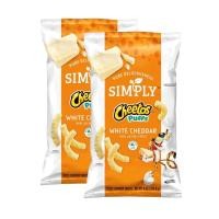 ราคา Simply Cheetos Puffs White Cheddar USA Imported ซิมพลาย ชีโตส พัฟส์ ข้าวโพดอบกรอบรสเชสดาร์ชีส 226 8g 2ถุง (11781813198)