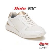 ราคา Bata บาจา Comfit รองเท้าผ้าใบเพื่อสุขภาพแบบผูกเชือก รองรับน้ำหนักเท้า สวมใส่ง่าย สำหรับผู้หญิง รุ่น LOTUS สีขาว 6011035 สีดำ 6016035 (20714135837)
