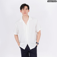 ราคา MAVRRICK มาริค ยอดขาย No 1 สุดยอดเสื้อเชิ้ต ฮาวาย ยับยาก เสื้อฮาวาย แขนสั้น สีขาว (14359403517)