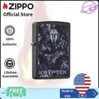 ราคา Zippo Kryptek Logo Patten Design Black Matte Pocket Lighter 49333 Lighter without Fuel Inside สีดําด้าน ไฟแช็กไม่มีเชื้อเพลิงภายใน (15943064823)