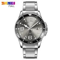 ราคา SKMEI 9278 Men Quartz Watch Luruxy นาฬิกาข้อมือแฟชั่นเรียบง่ายสายสแตนเลส30M Waterproof (15860762414)
