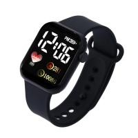 ราคา Ollecc นาฬิกาอิเล็กทรอนิกส์ Luminous Square Dial กันน้ำปรับได้สบายเวลาที่แม่นยำ Heart พิมพ์เด็ก LED นาฬิกาข้อมือกีฬาดิจิตอลสำหรับสวมใส่ทุกวันนาฬิกาข้อมืออิเล็กทรอนิกส์กันน้ำ (16635381314)