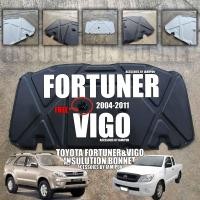 ราคา แผ่นกันความร้อนฝากระโปรงวีโก้ ฟอร์จูน เนอร์ TOYOTA VIGO FORTUNER รุ่นปี 2005 2011 โฉมก่อนแชมป์ พร้อมหมุดกดครบชุด ตรงรุ่น (20885877579)