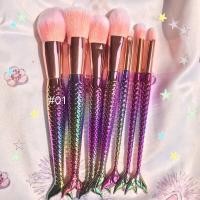 ราคา ชุดแปรงแต่งหน้า สวยๆรวมเซตแปรง Mermaid (17399217845)