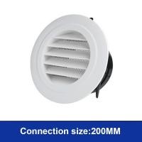 ราคา LANG Exterior Wall Air Vent Grille Plastic Round Air Exhaust Vent Grille Ducting (9067697973)