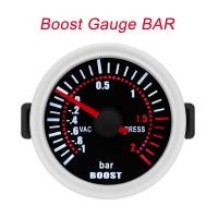 ราคา 52มม Smoke Len Pointer หน้าปัดบูสเตอร์ 1 0 2 BAR Turbo Boost สีขาว LED ความดันน้ำมันเครื่องวัดวามเร็ว Universal สำหรับ12V Auto Car (21170768157)