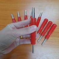 ราคา ไขควงขันศร ตัวขันศร หัวไขศร หัวขันศร ด้ามขันศร ไส้ไก่ ด้ามสั้น สำหรับถอดลูกศรยางรถ รถได้ทุกรุ่น สินค้าพร้อมส่งในไทย (20360185332)