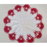 ราคา ผ้าปูโต๊ะถักโครเชต์ ดอยลี่ ผ้ารองพาน ขนาด 15 นิ้ว สินค้าพร้อมจัดส่งค่ะ (16857396783)