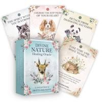 ราคา Divine Nature Healing Oracle ไพ่ออราเคิลแท้ขอบทองหรูหรา ไพ่ยิปซี ไพ่ทาโร่ต์ ไพ่ออราเคิล Tarot Oracle (20242588618)