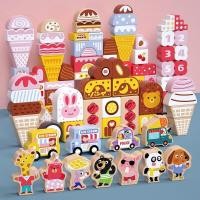 ราคา บล็อคไม้สร้างเมือง ไอศครีมแสนหวาน 116 ชิ้น พร้อมถังหูหิ้ว บล็อคไม้ ของเล่นไม้ (6710322925)